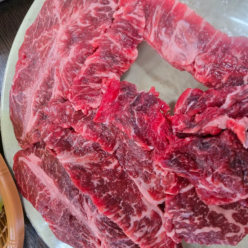 신선한 한우 불고기