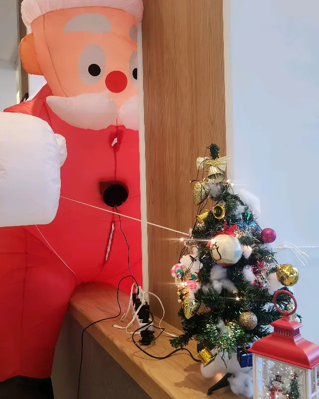 아이들이 좋아하는 산타클로스 풍선 인형