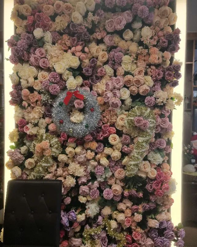 화려한 꽃 장식