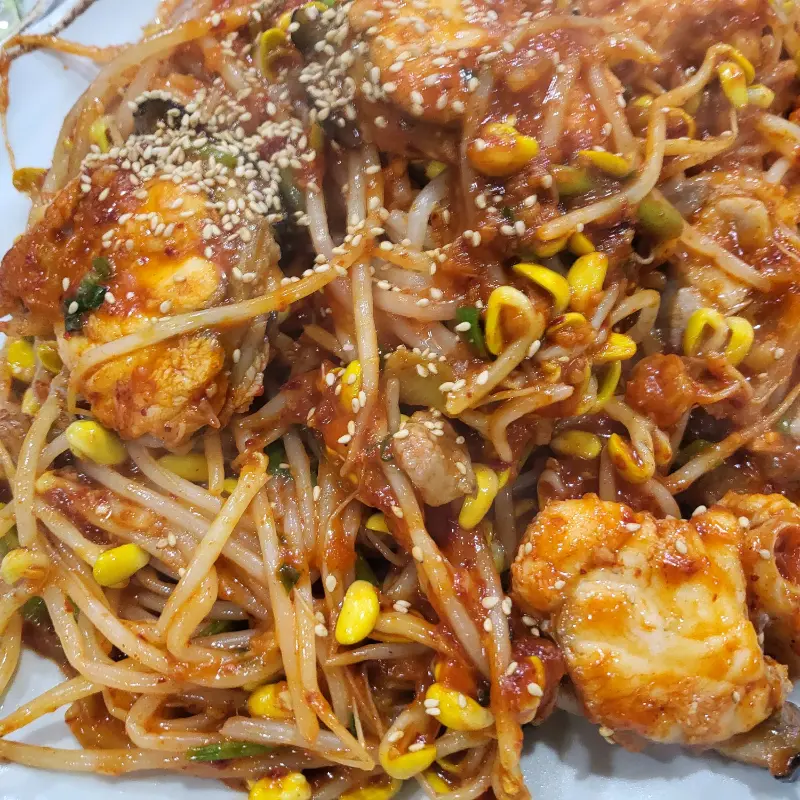 윤기가 흐르는 아구찜