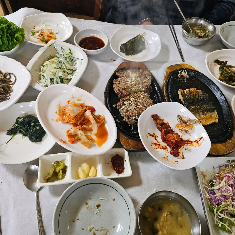 맛있는 식사를 마치고