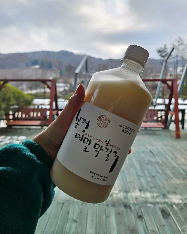 봉평 메밀 로(生) 막걸리