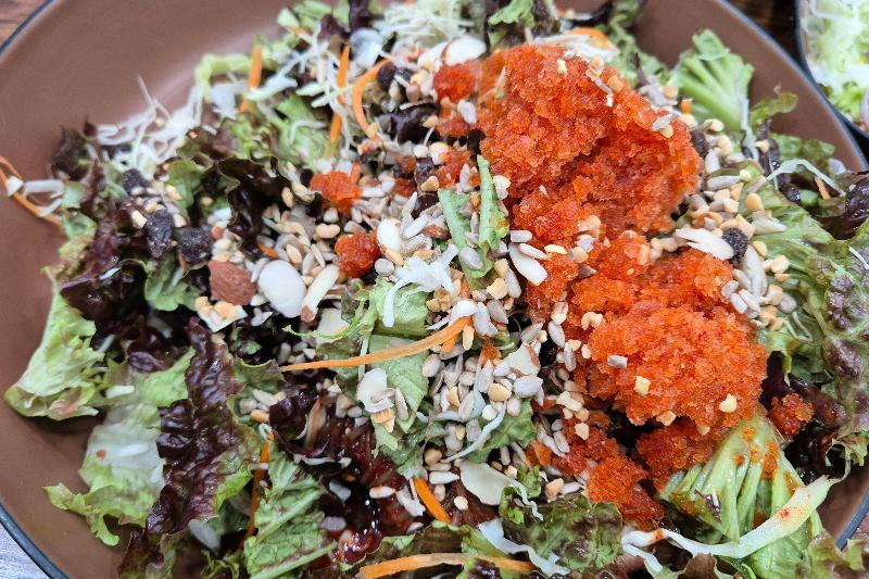 상큼한 샐러드로 입가심