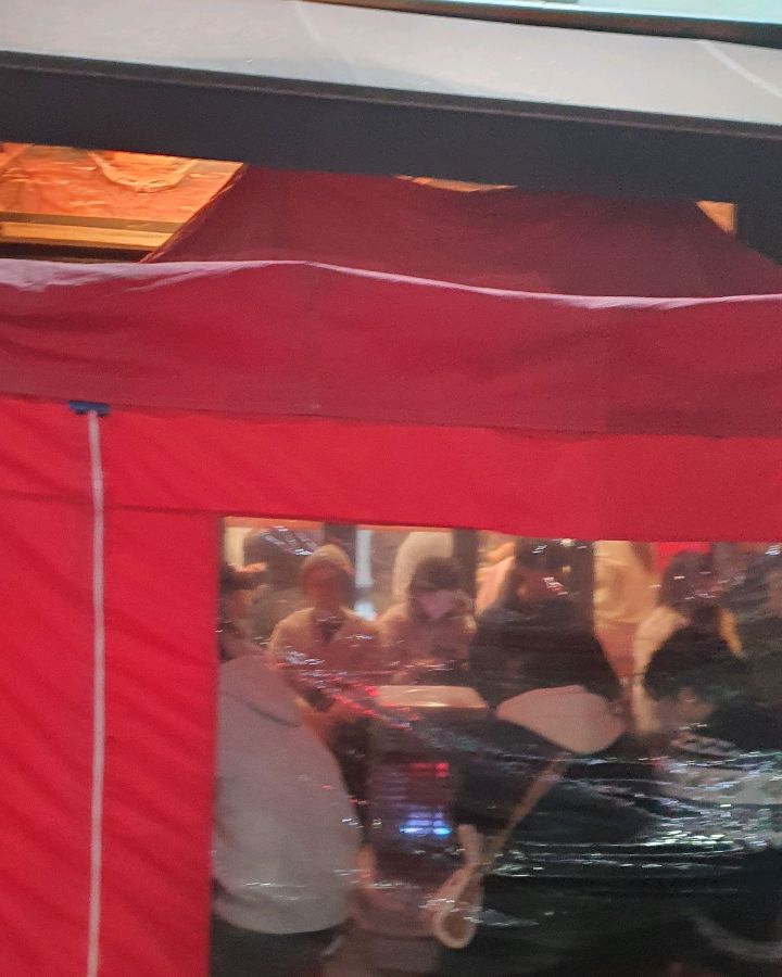 야외 웨이팅 공간