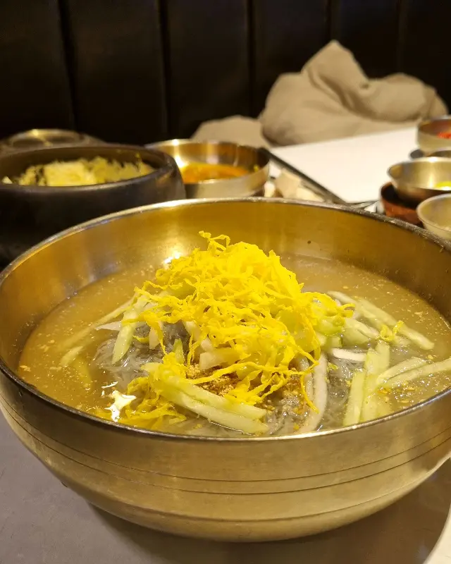 시원한 물냉면의 황홀한 비주얼