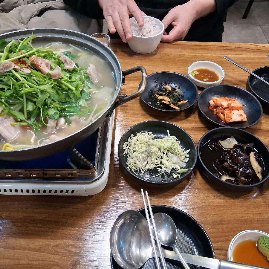 아구탕과 밑반찬