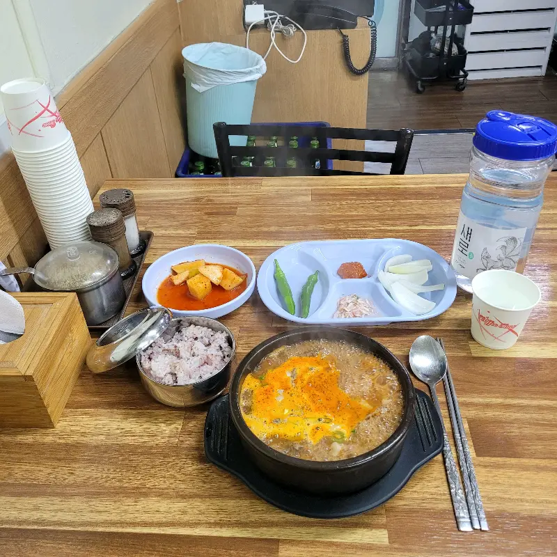 모듬 순대와 머리고기