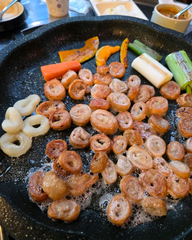 맛있게 구워진 막창