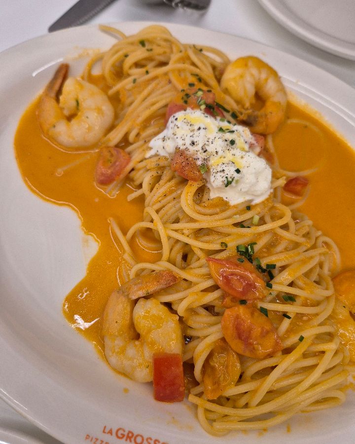 비스큐 파스타의 먹음직스러운 모습