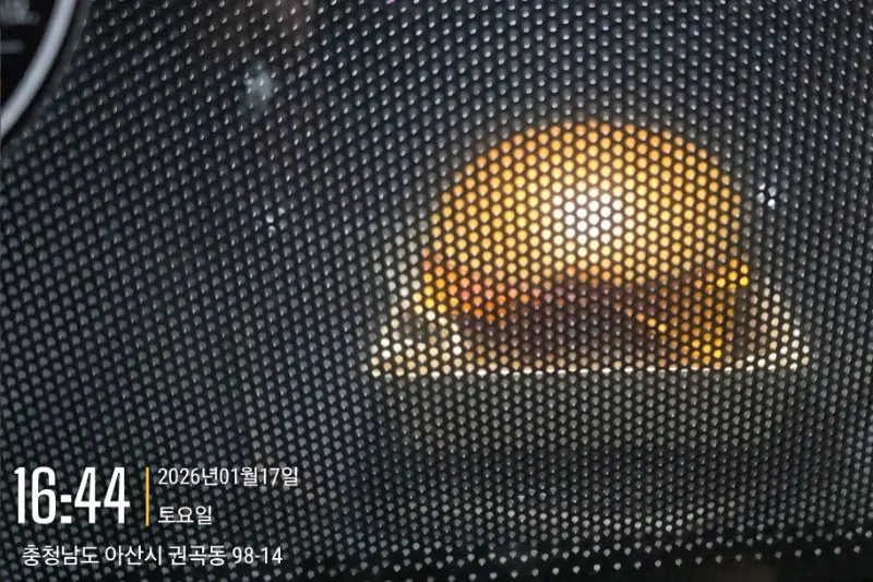 음료 데우는 모습