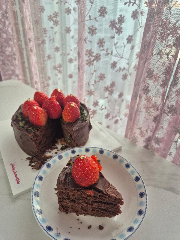 초코 딸기 케이크