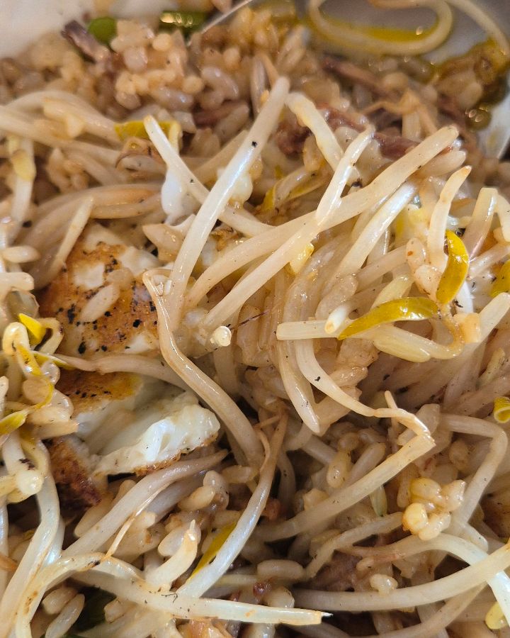 장조림 숙주 볶음밥