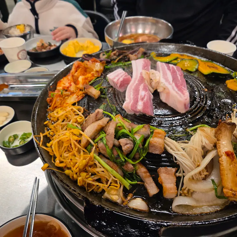 풍성한 쌈 채소