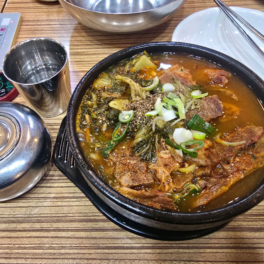 뼈해장국 클로즈업