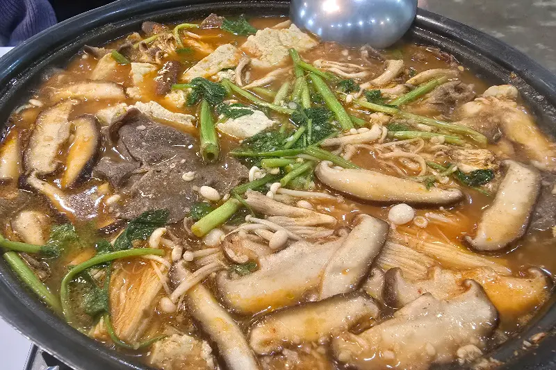 두부전골 전체샷