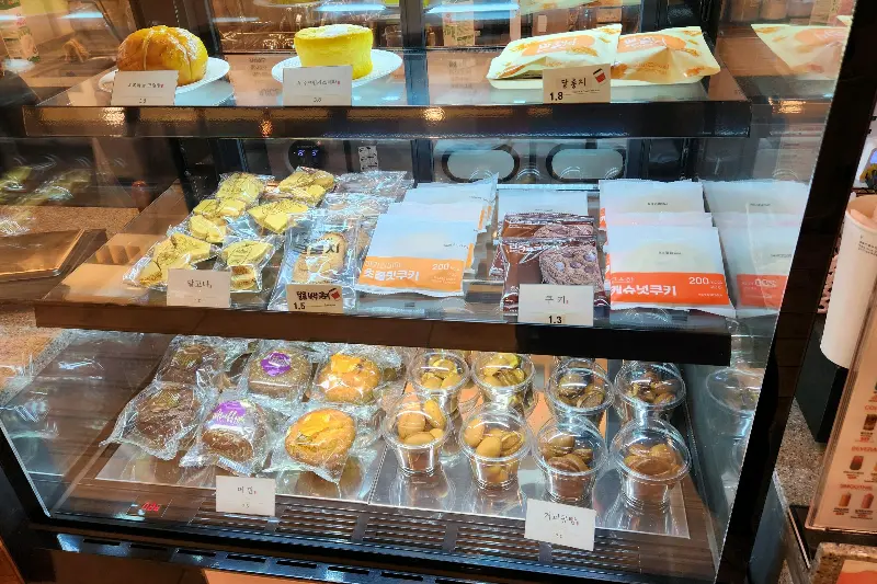 다양한 디저트 메뉴