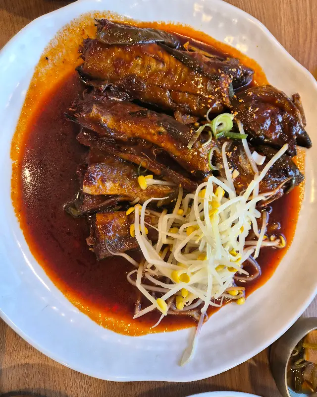 코다리조림 클로즈업