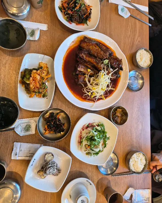 코다리조림 한상차림