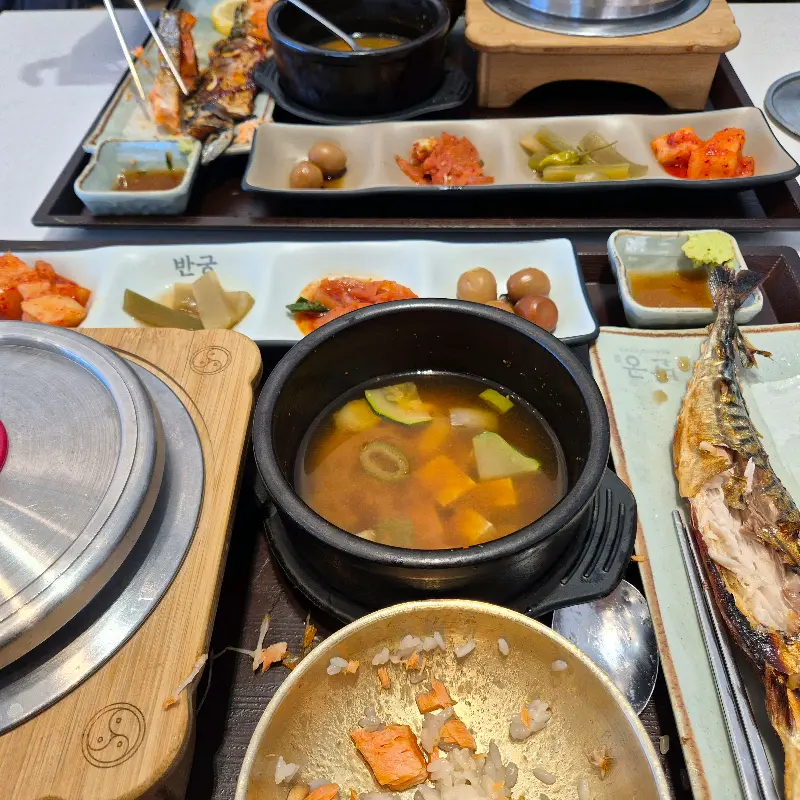 고등어구이 반상