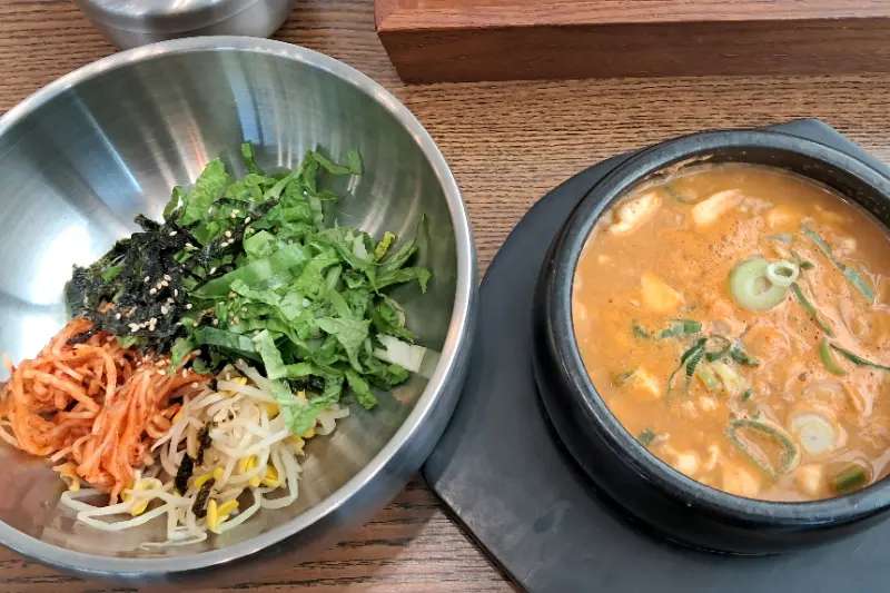 청국장과 비빔밥