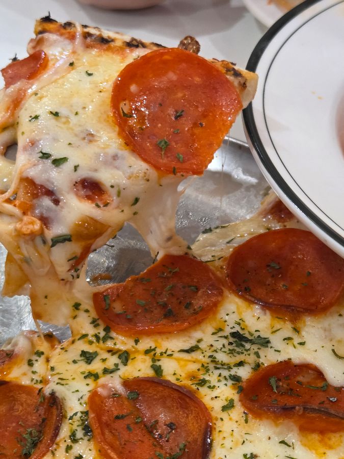 선스토랑의 고르곤졸라 피자