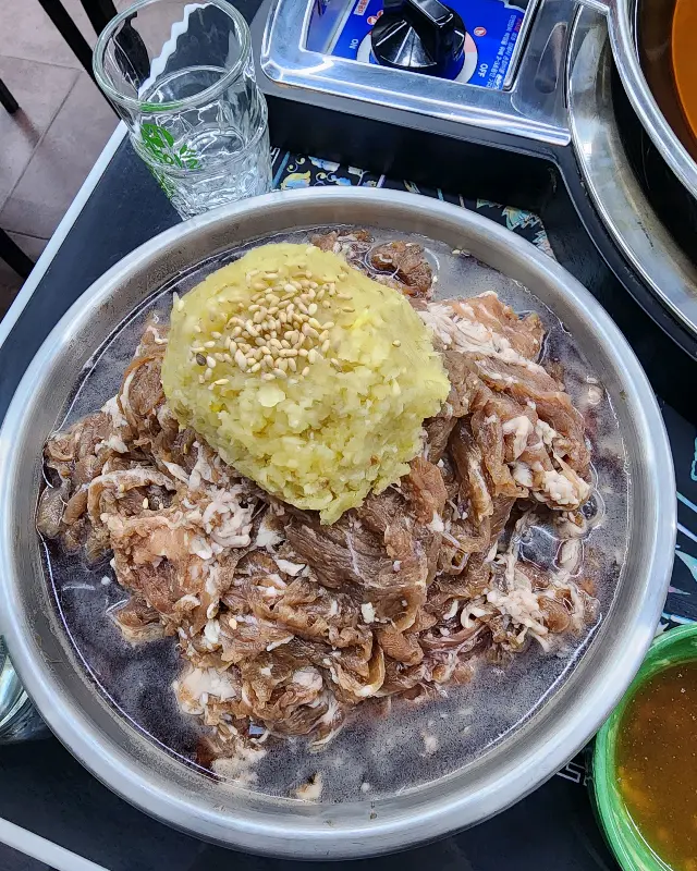 불고기 메뉴의 모습