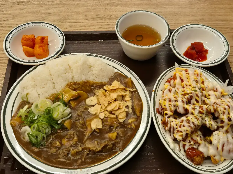 카레와 가라아게의 조화