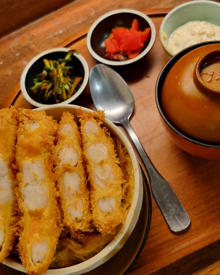 탐광 에비카츠동 클로즈업