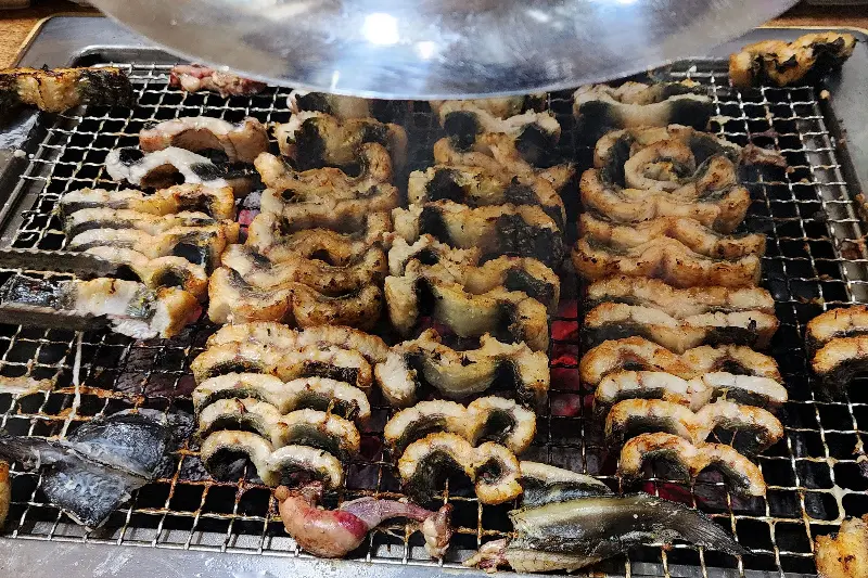 오작교 장어에서 즐거운 식사