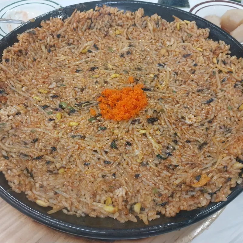 해웅해물아구찜 볶음밥