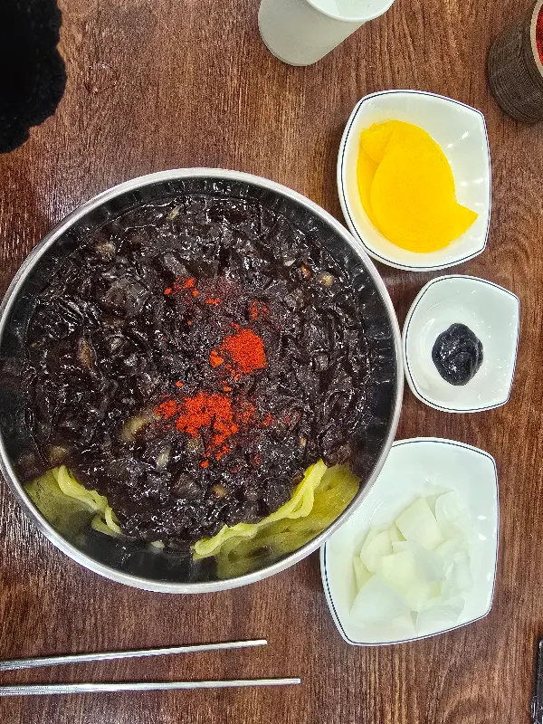 푸짐한 양의 탕수육