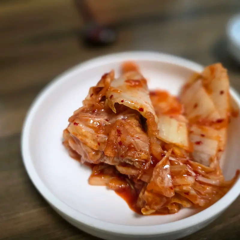 신선한 배추김치