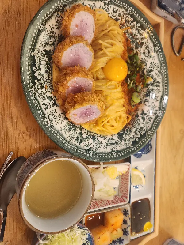 안심카츠와 파스타