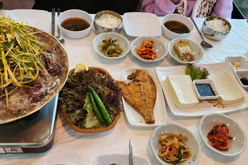푸짐한 한 상 차림