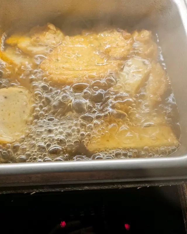 오뎅이 끓고 있는 모습