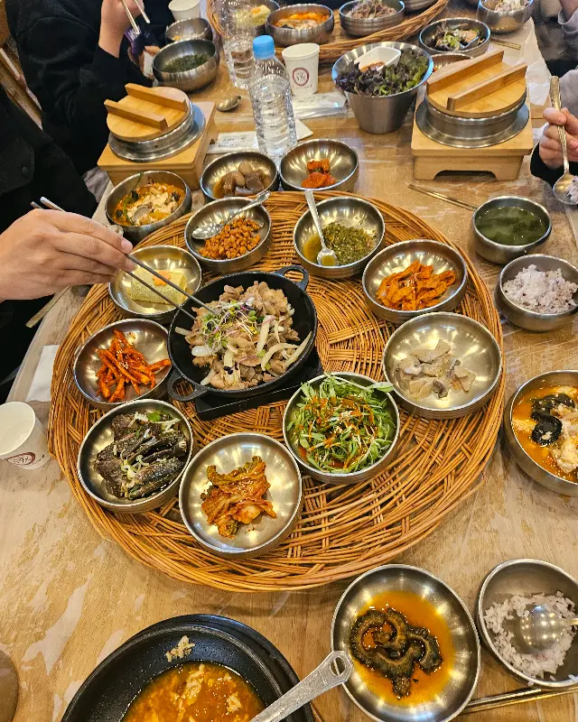 다우리밥상 한 상 차림