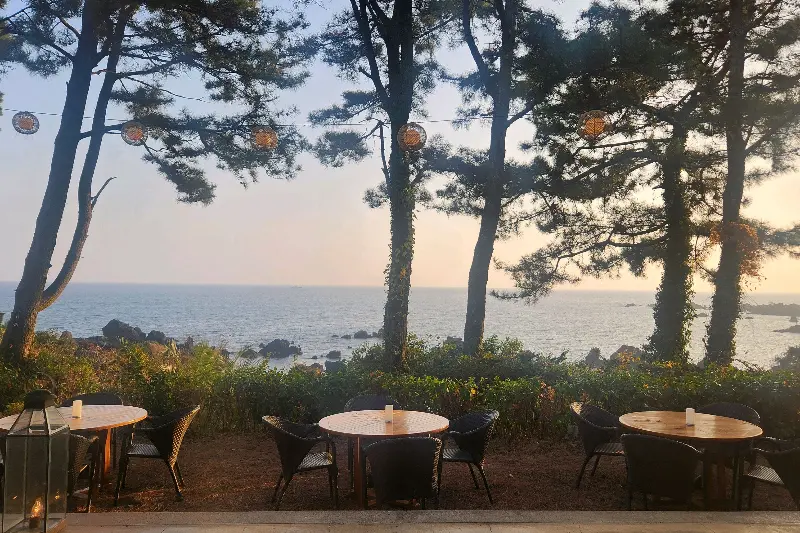 돈가도의 다양한 밑반찬과 멜젓