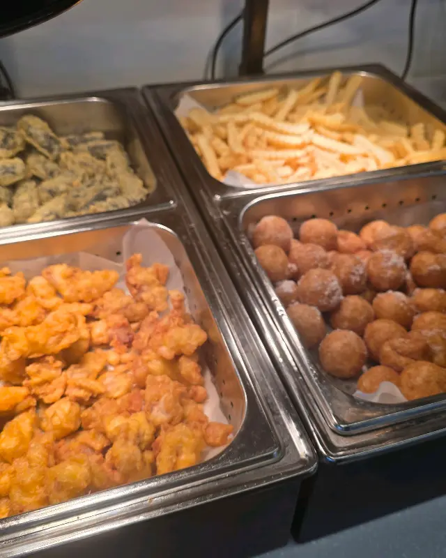 다양한 튀김 종류