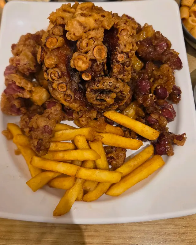 모듬 똥집의 모습