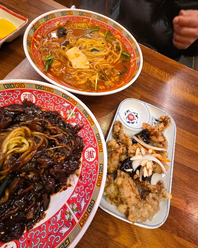 짜장면, 짬뽕, 탕수육