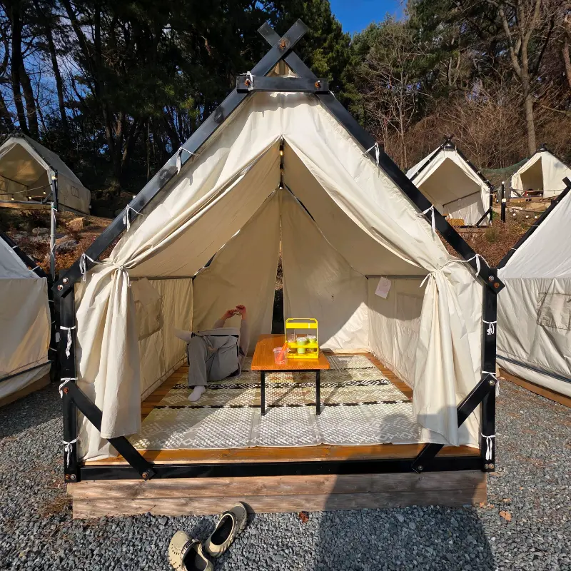설지아 야외 텐트