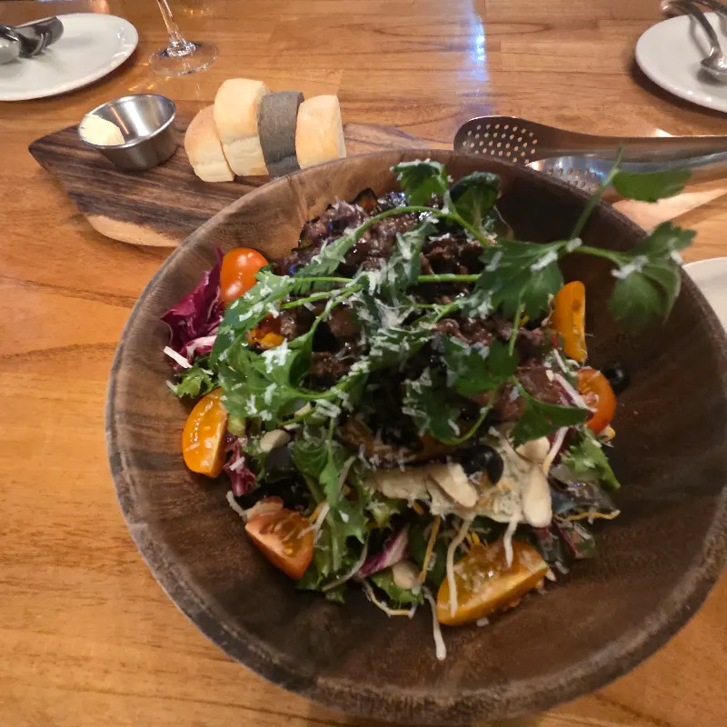 구운 알배추 차돌박이 샐러드