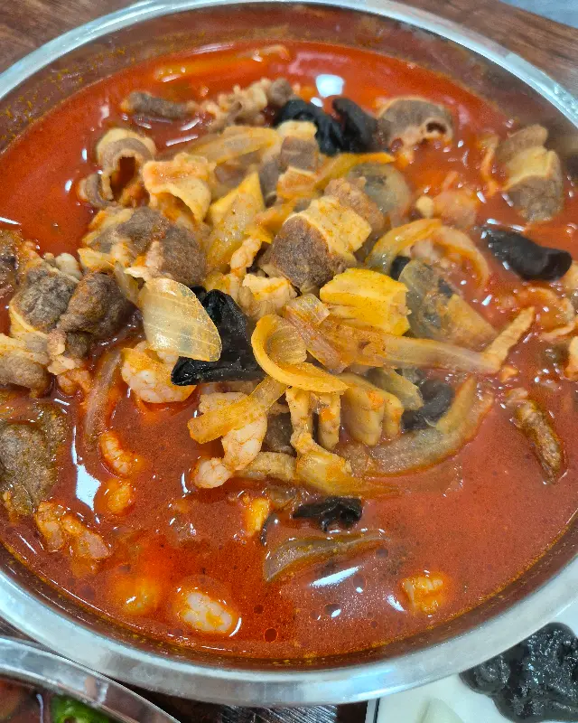 소고기가 듬뿍 들어간 짬뽕