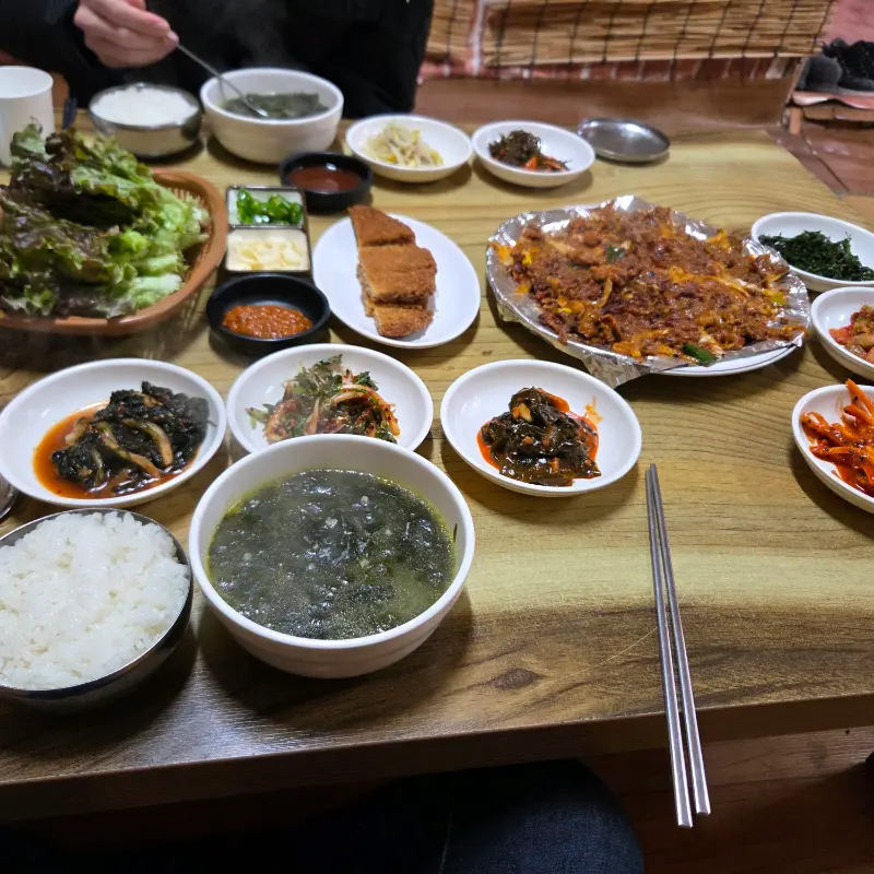 푸짐한 한 상 차림