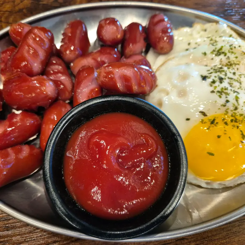 소세지 계란 후라이