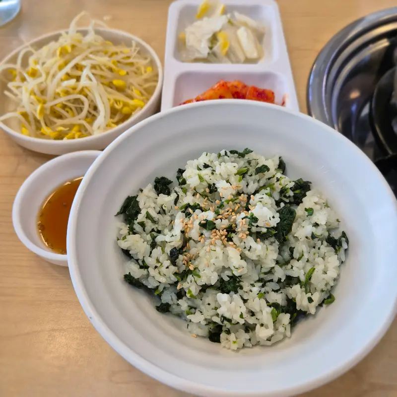 양푼애등갈비 곤드레밥