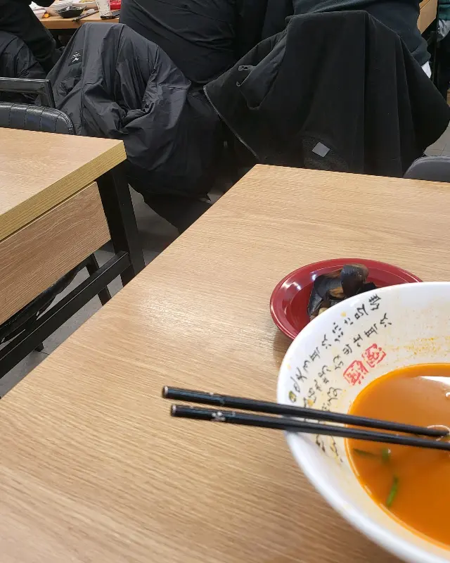 해산물이 가득한 짬뽕