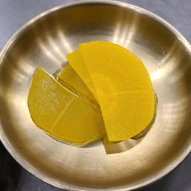 소바와 곁들여 먹는 단무지