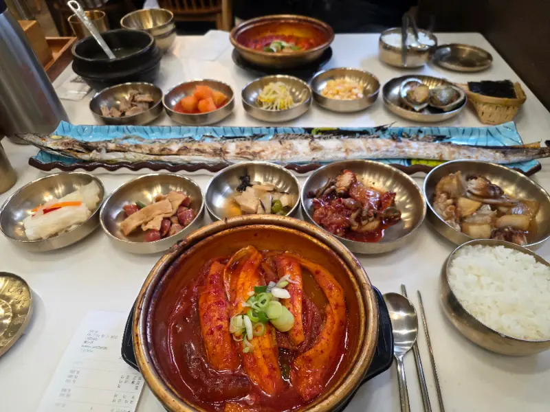 푸짐한 한 상 차림