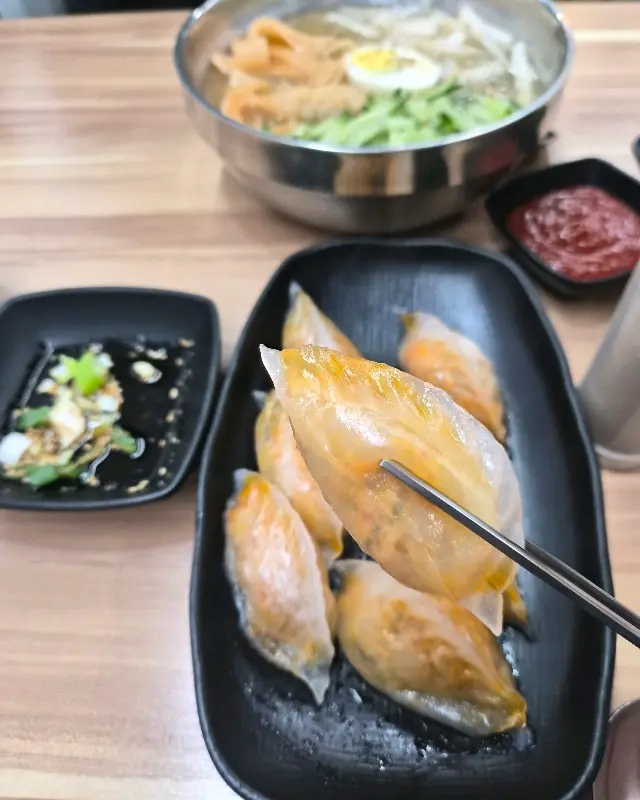 쫀득한 만두의 자태